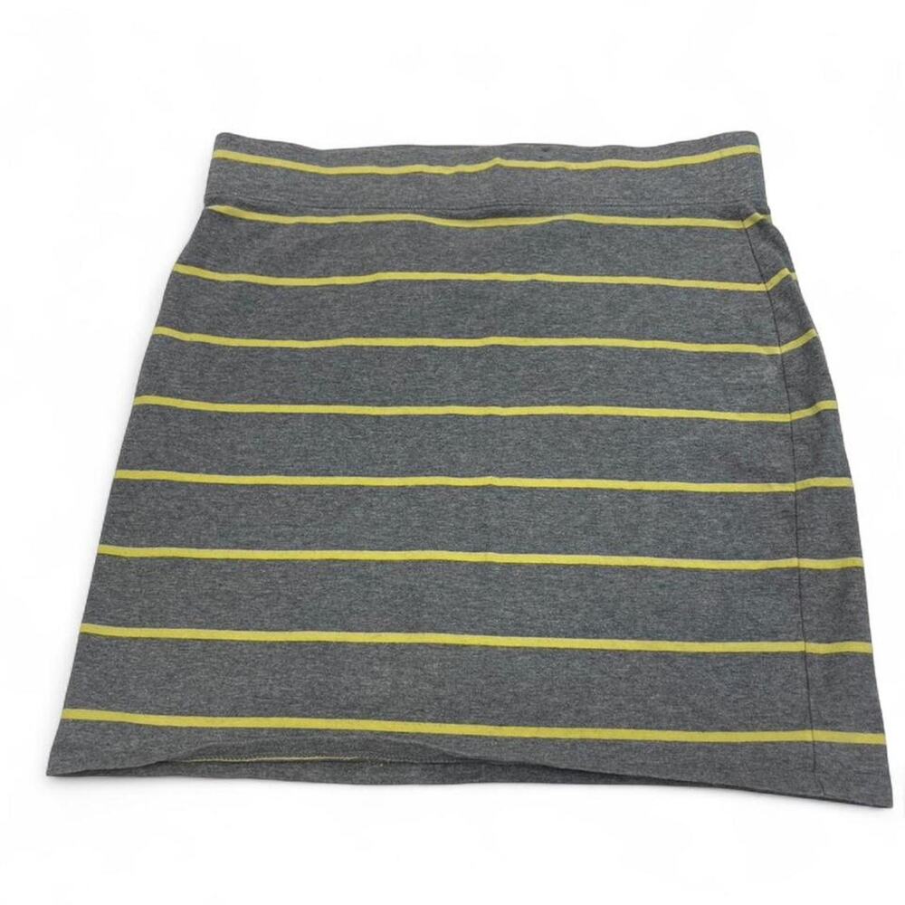 Yellow grey striped mini